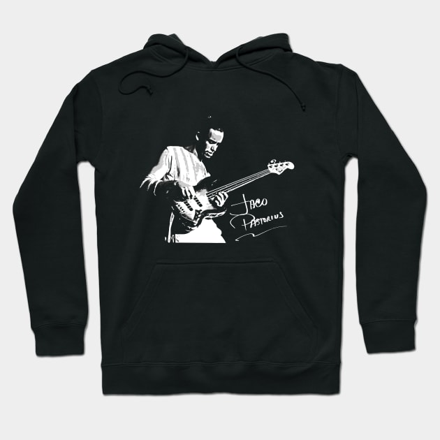 Jaco Punk Jazz Hoodie by Hindsight Apparel